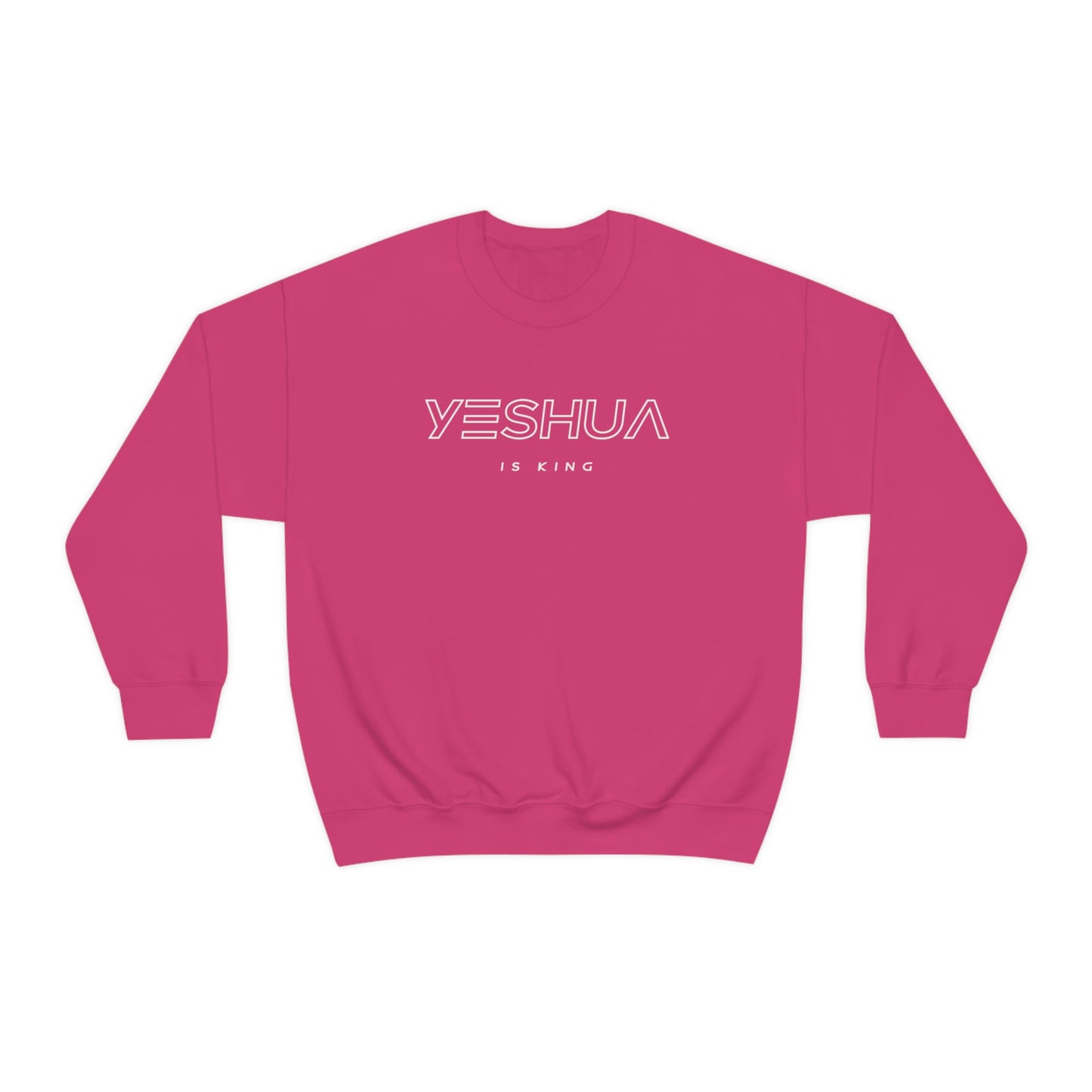 Yeshua Is King mens sweatshirt