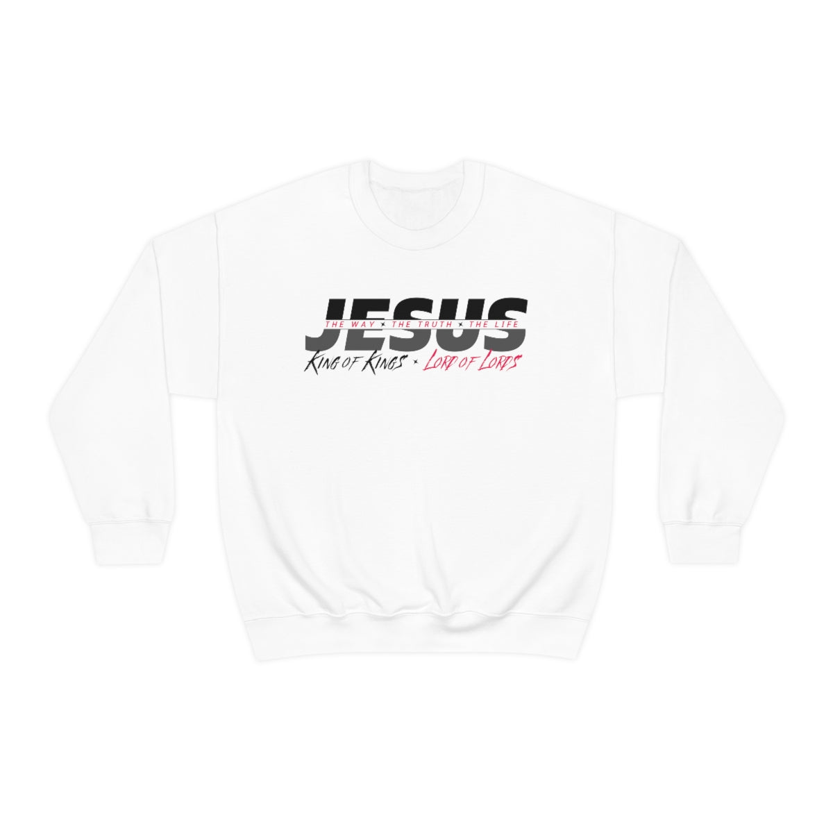 Jesus Way Truth Life Womens Sweatshirt