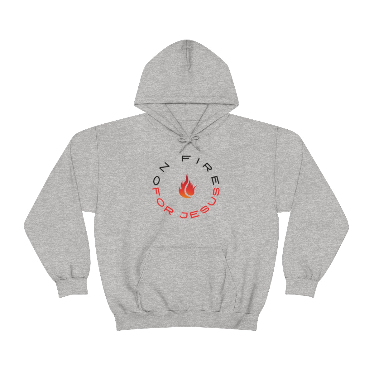 On Fire For Jesus Womens Hoodie