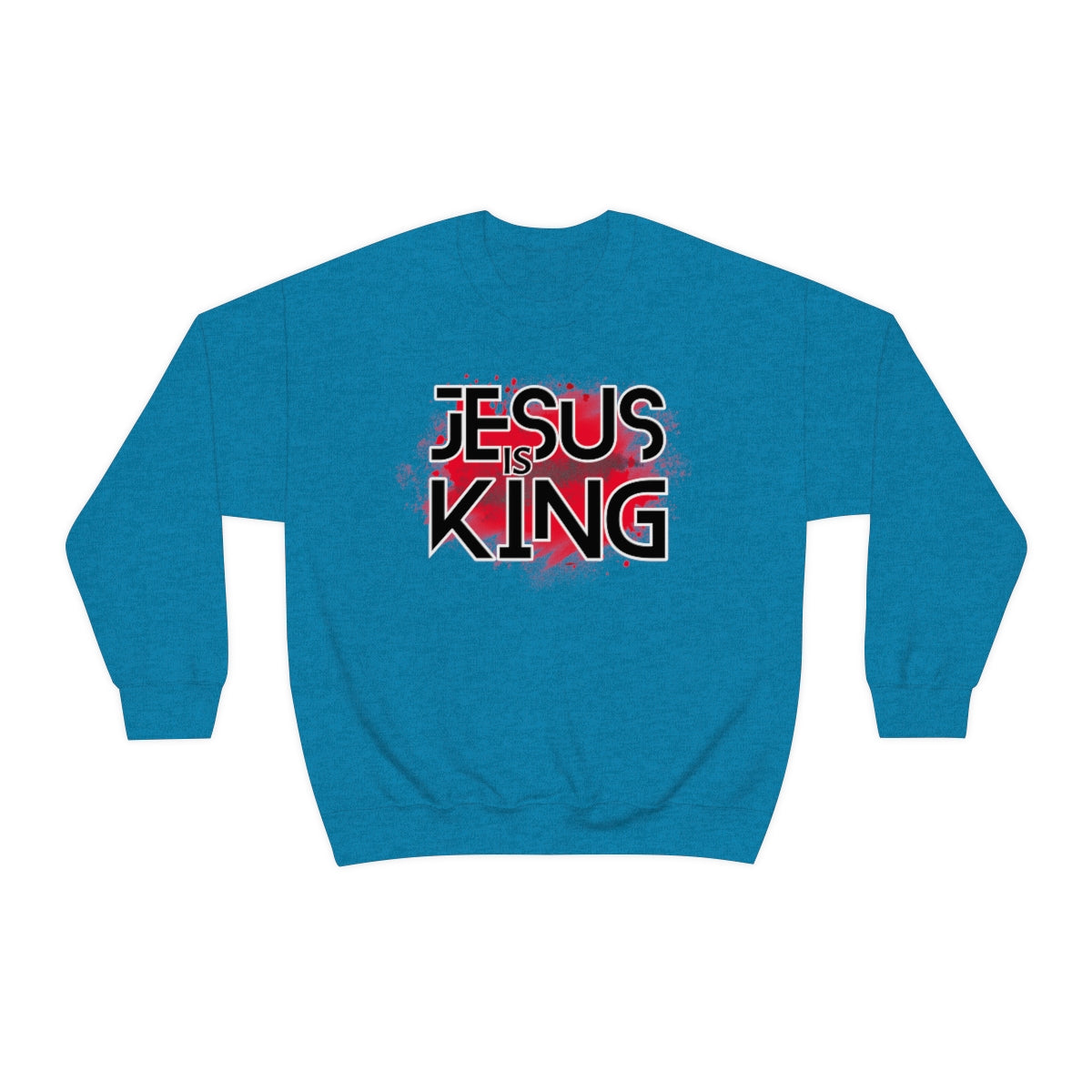 Jesus is King Mens Sweatshirt