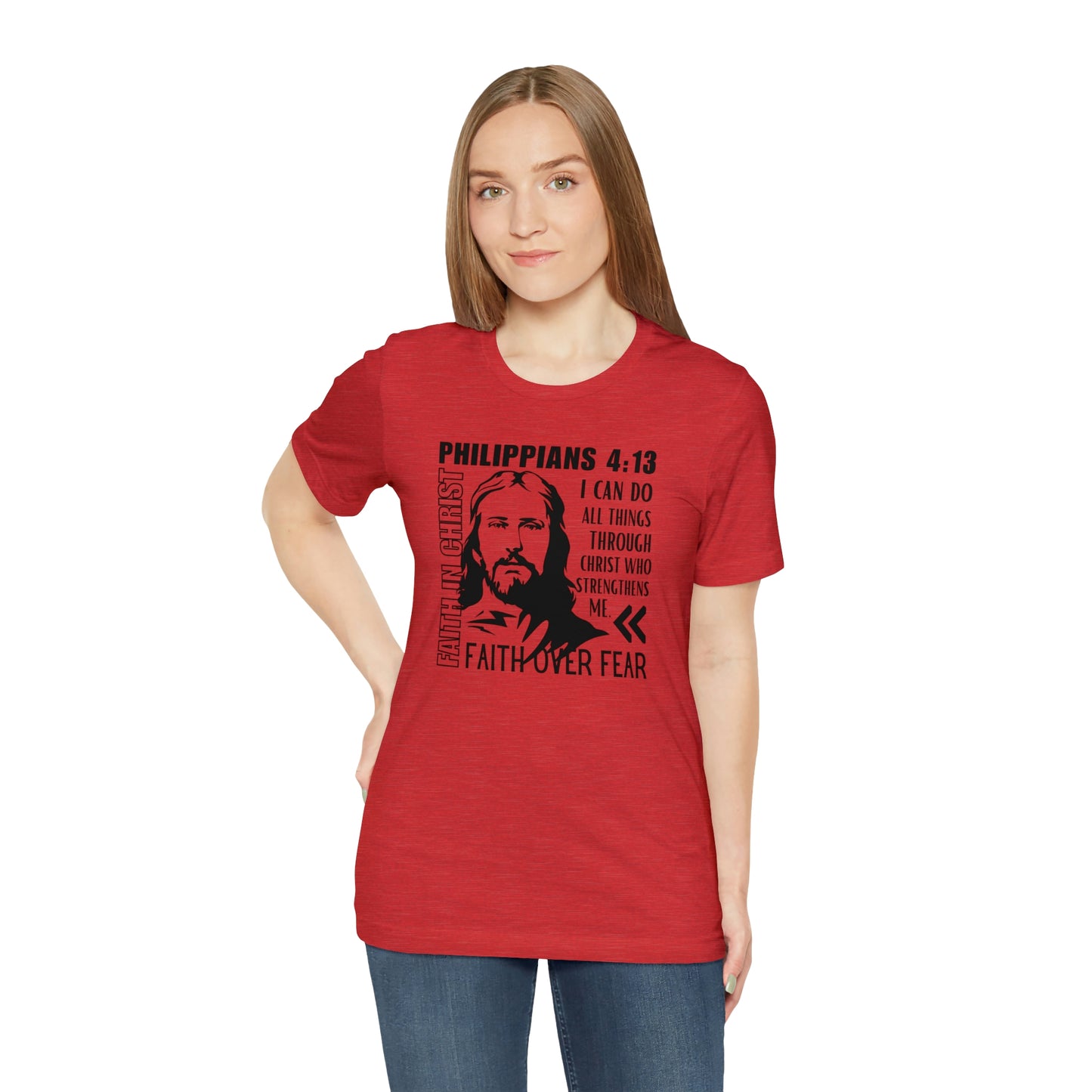 Philippians 4:13 Christian T-Shirt For Women