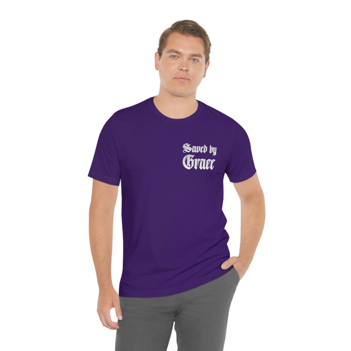 Saved By Grace Mens T-Shirt