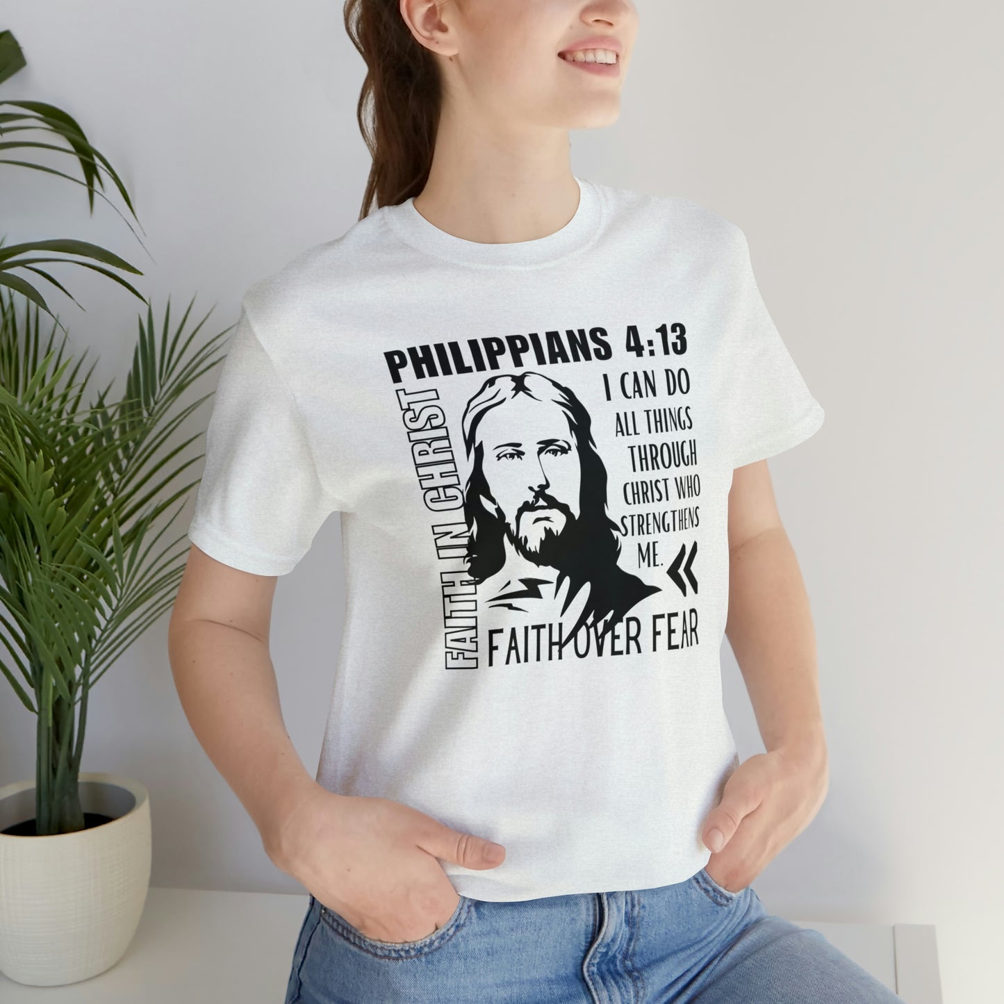 Philippians 4:13 Christian T-Shirt For Women