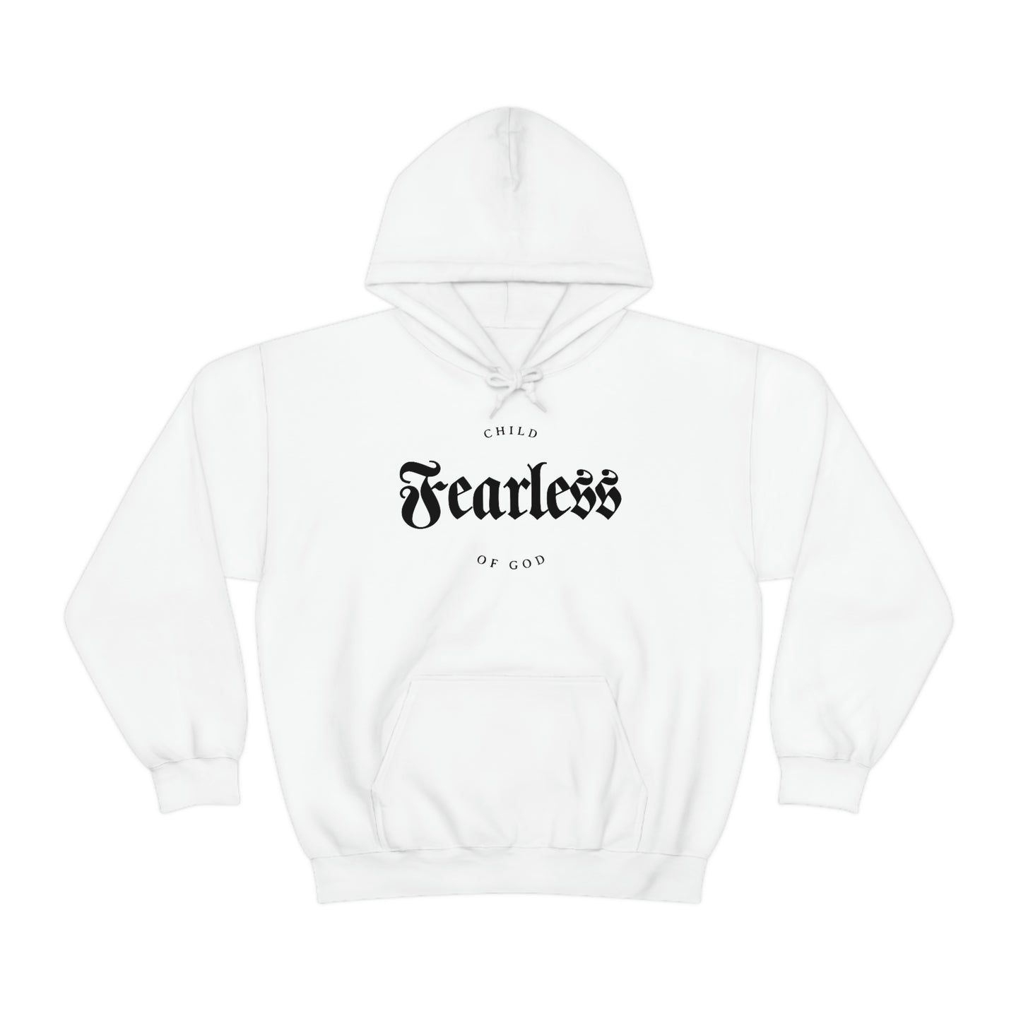 Fearless child of God Womens Hoodie