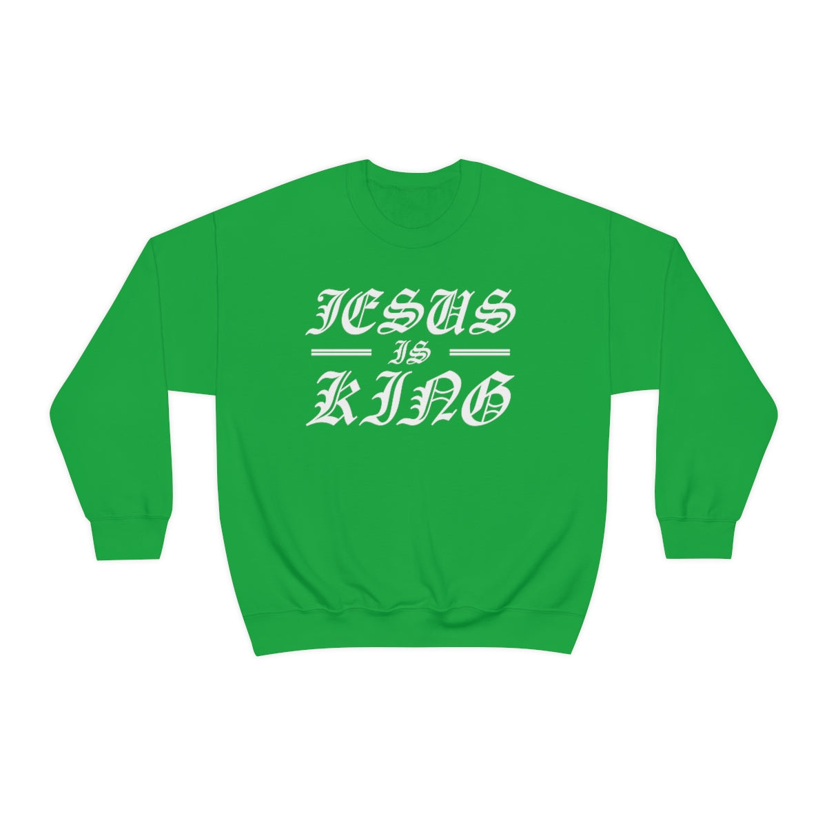 Jesus is King Mens Sweatshirt