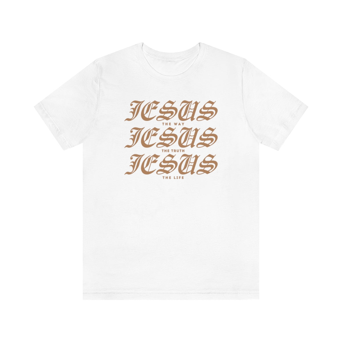 Jesus Way Truth Life Mens T-Shirt