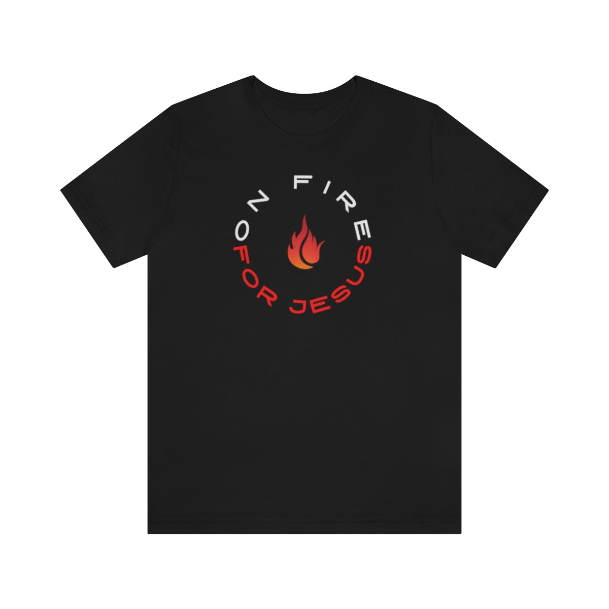 On Fire For Jesus Womens T-Shirt