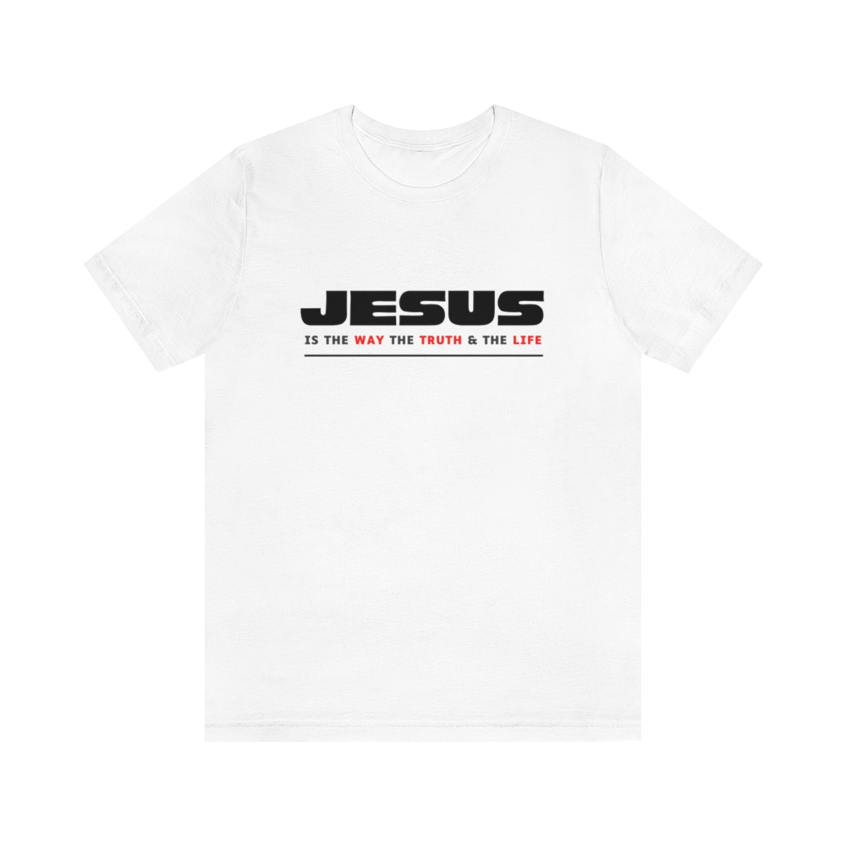 Jesus Way Truth Life Womens T-Shirt