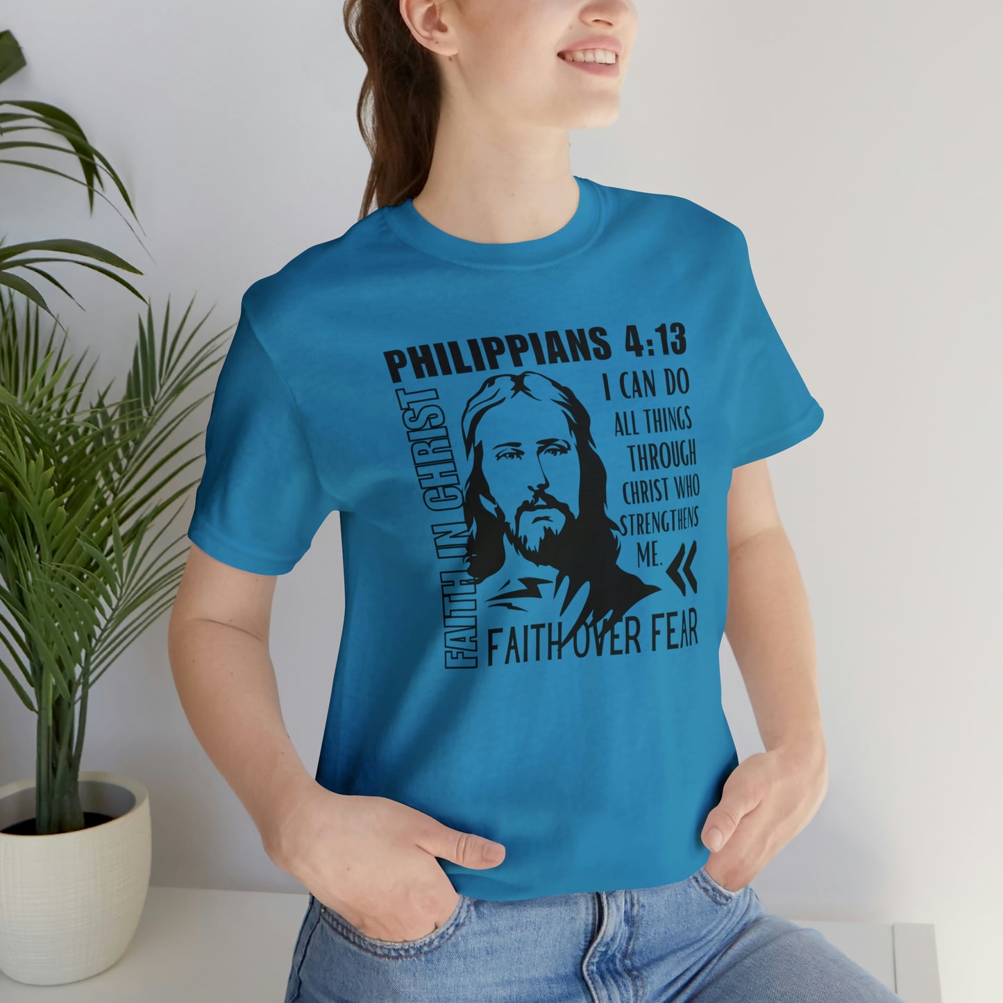 Philippians 4:13 Christian T-Shirt For Women