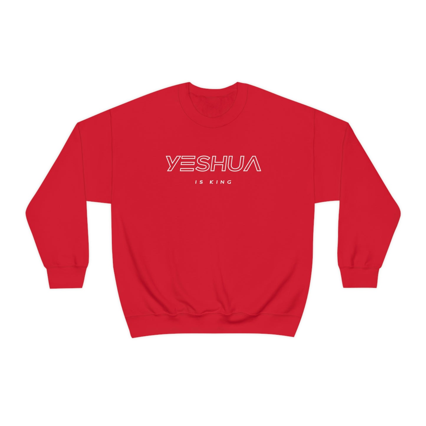 Yeshua Is King mens sweatshirt