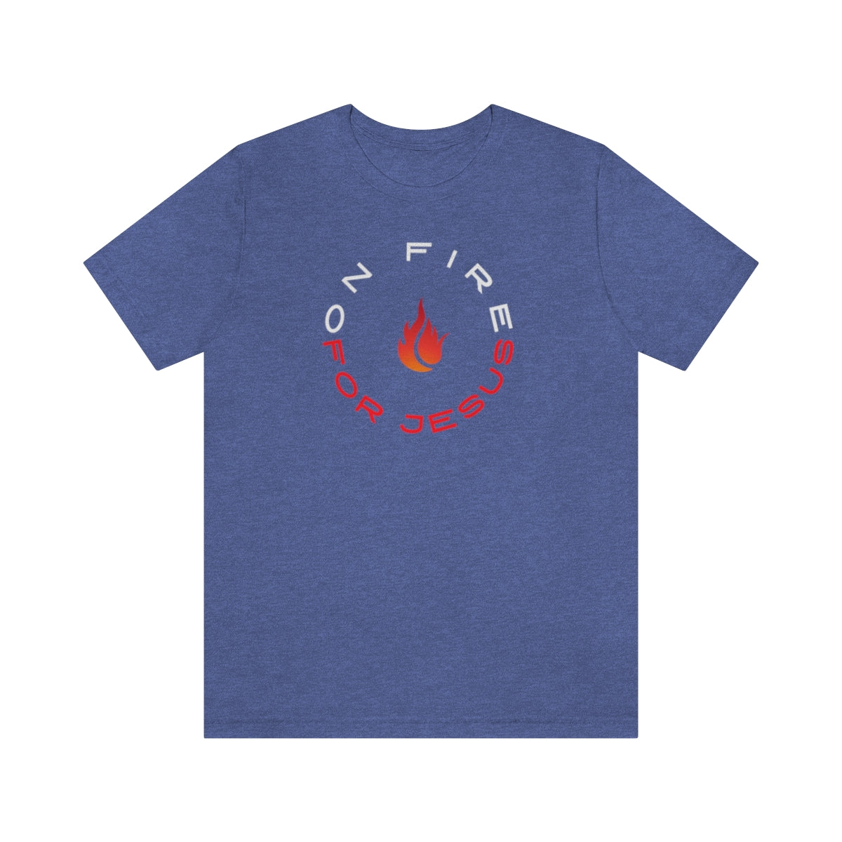 On Fire For Jesus Womens T-Shirt