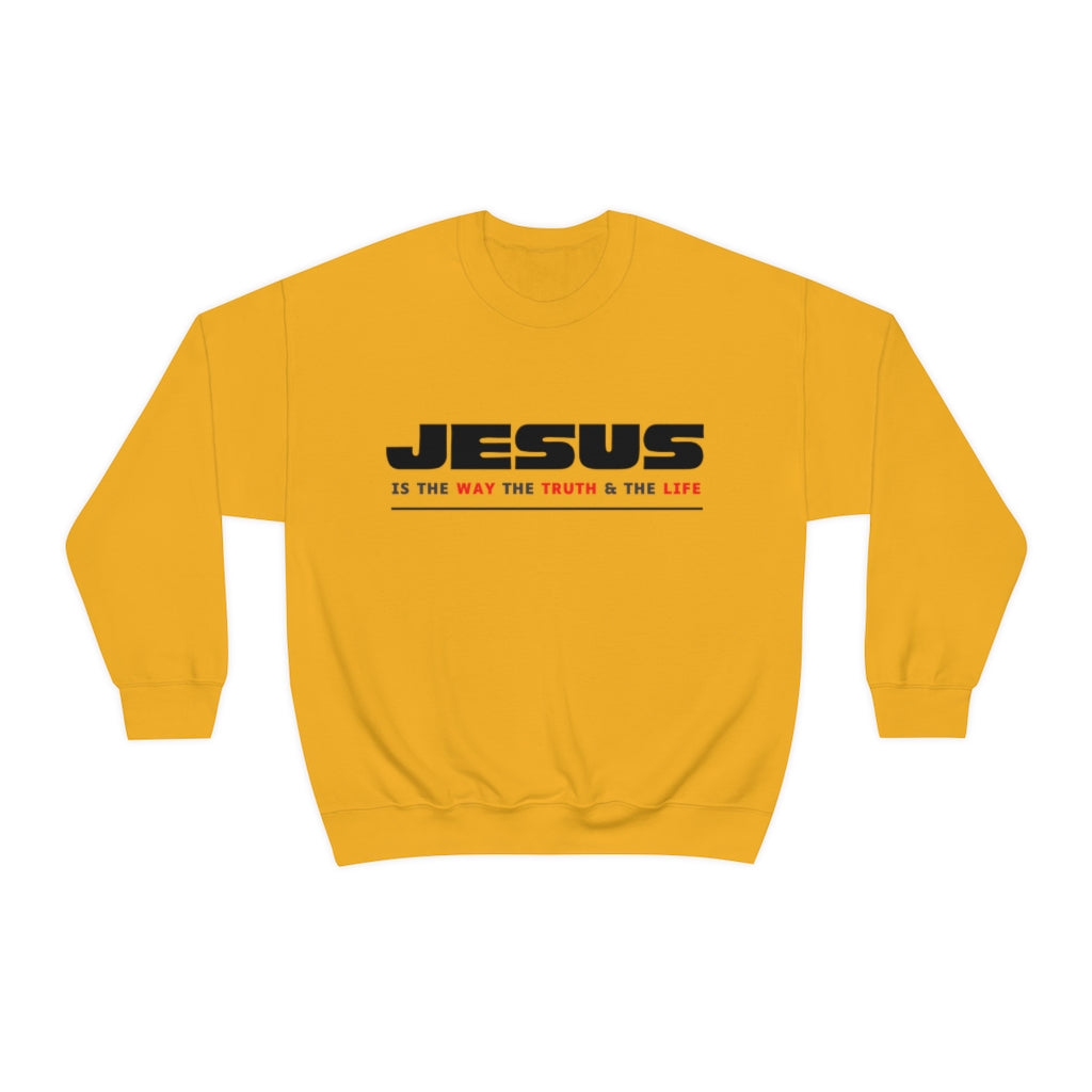 Jesus Way Truth Life Womens Sweatshirt