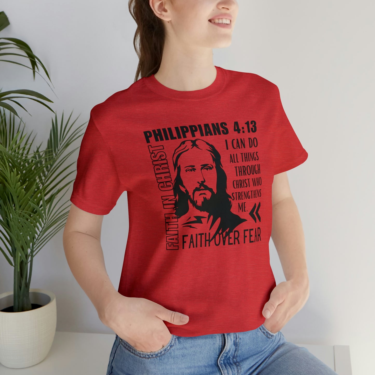 Philippians 4:13 Christian T-Shirt For Women