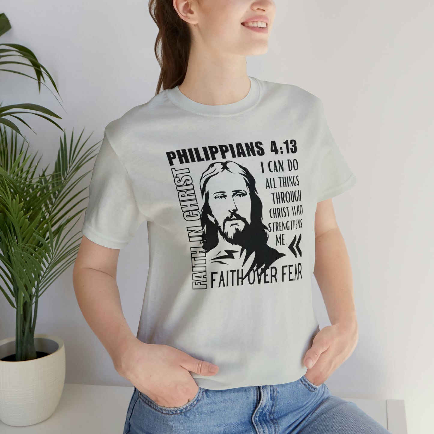 Philippians 4:13 Christian T-Shirt For Women