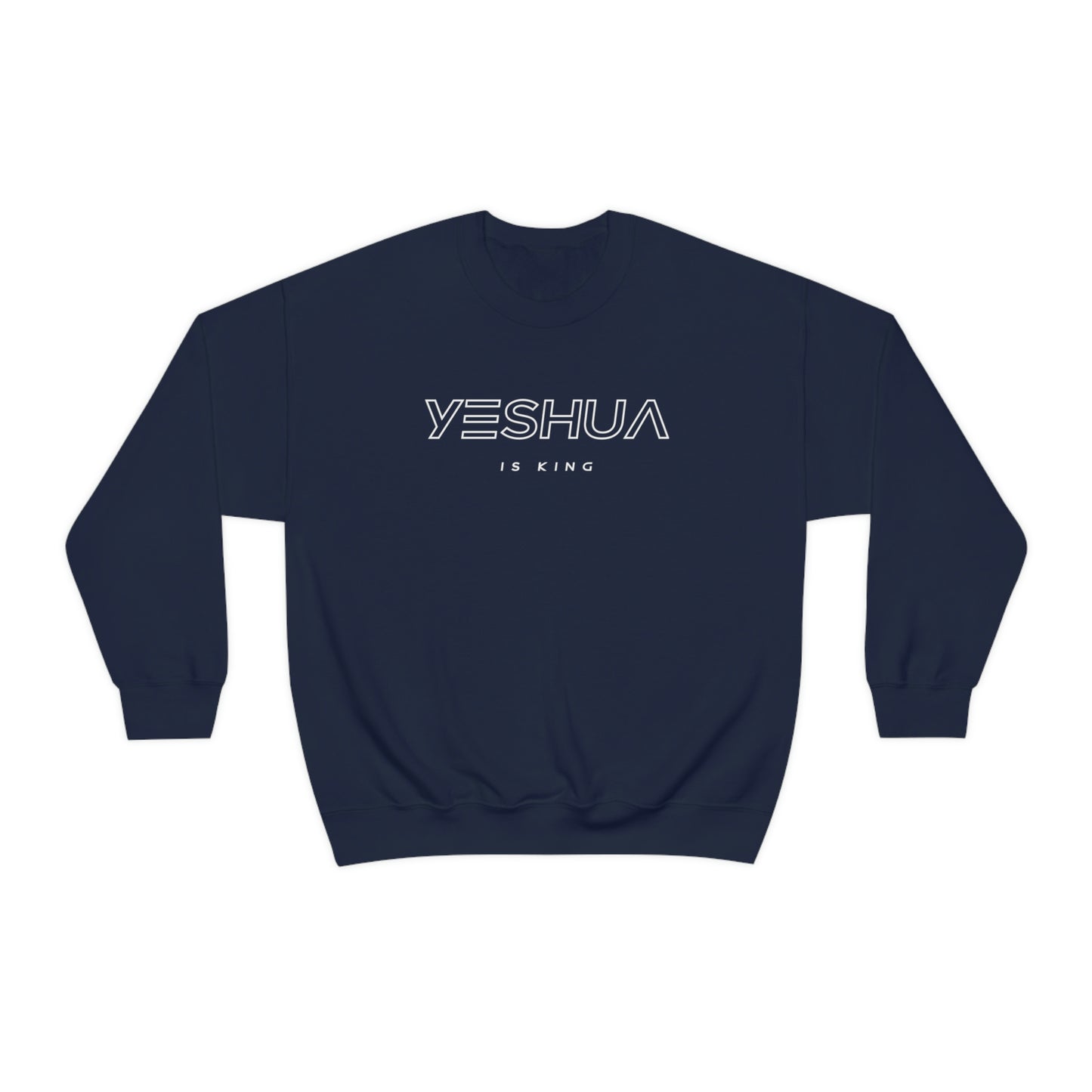 Yeshua Is King mens sweatshirt