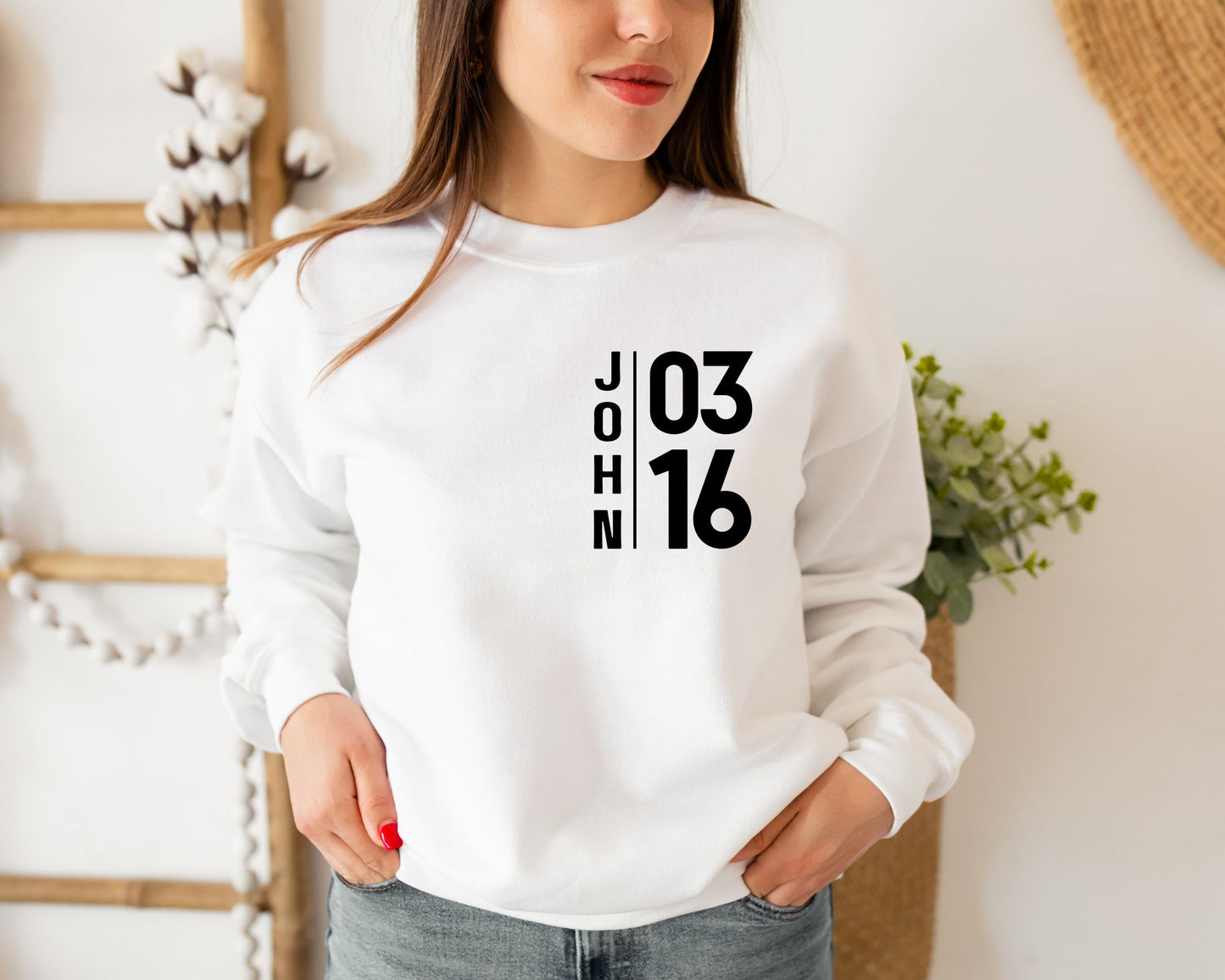 John 3:16 Womens Sweatshirt