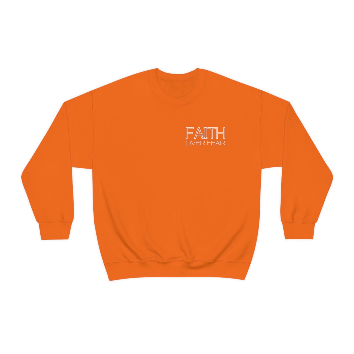 Faith Over Fear Mens Sweatshirt