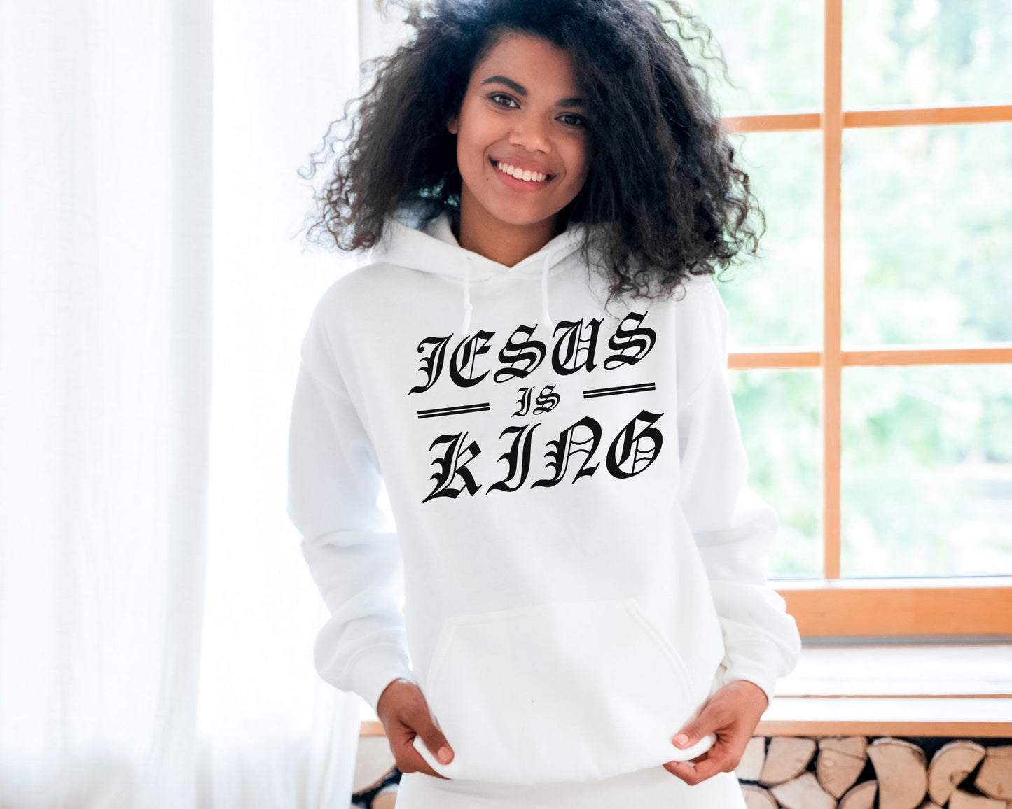 Jesus Is King Womens Hoodie
