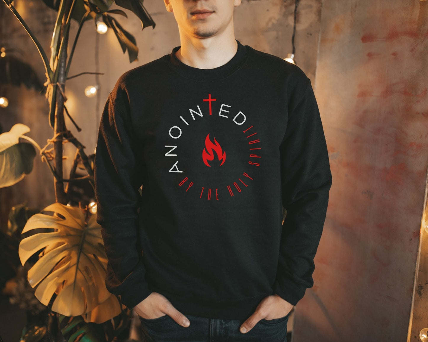 Anointed By The Holy Spirit Mens Sweatshirt