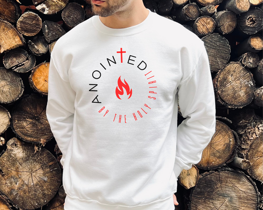 Anointed By The Holy Spirit Mens Sweatshirt