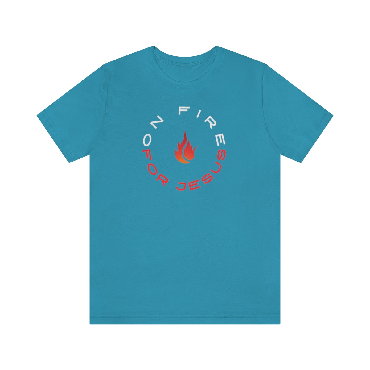 On Fire For Jesus Mens T-Shirt