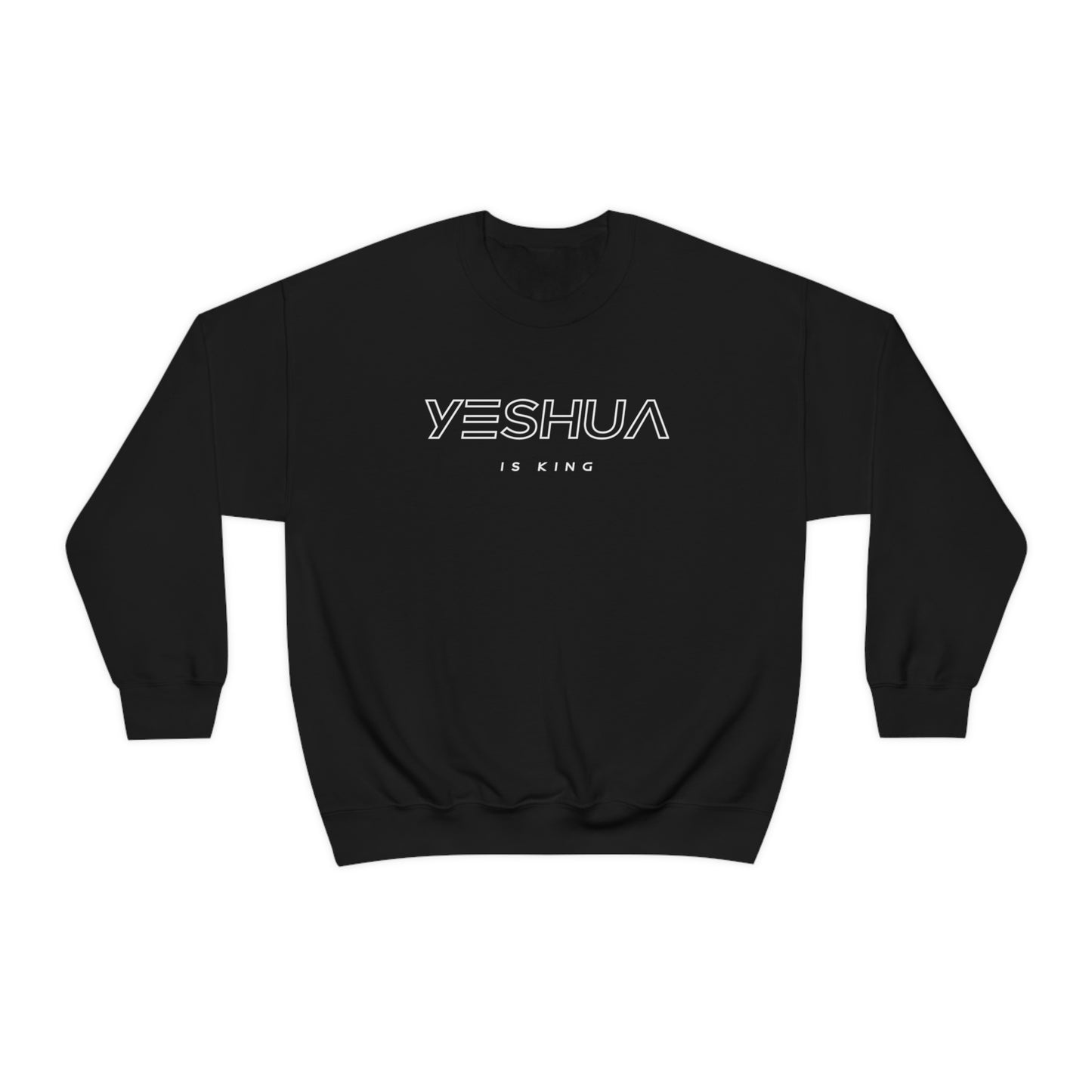 Yeshua Is King mens sweatshirt