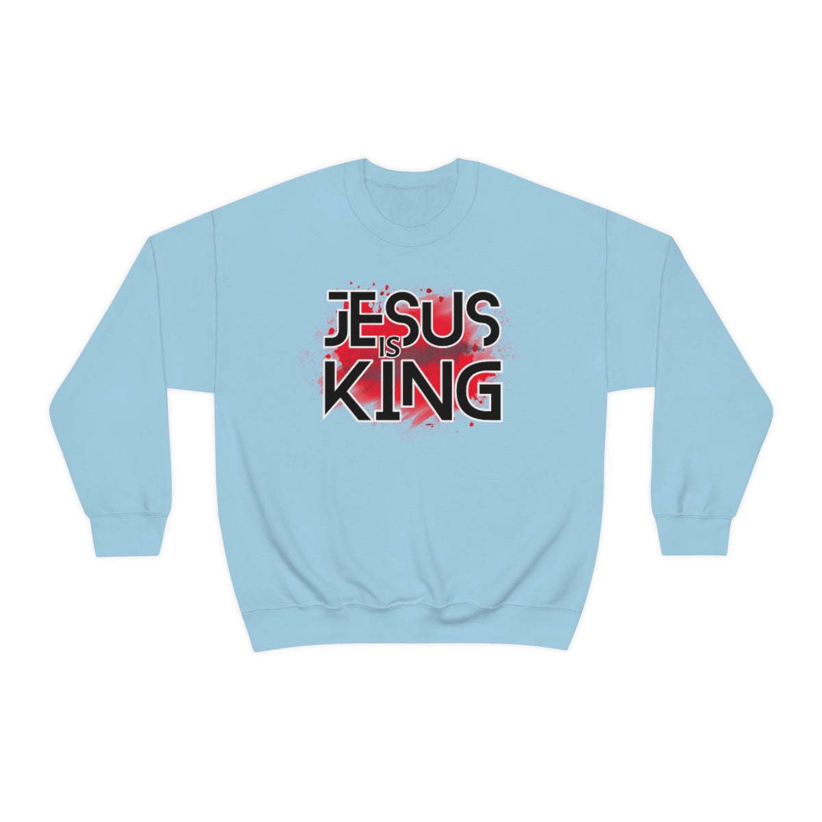 Jesus is King Mens Sweatshirt
