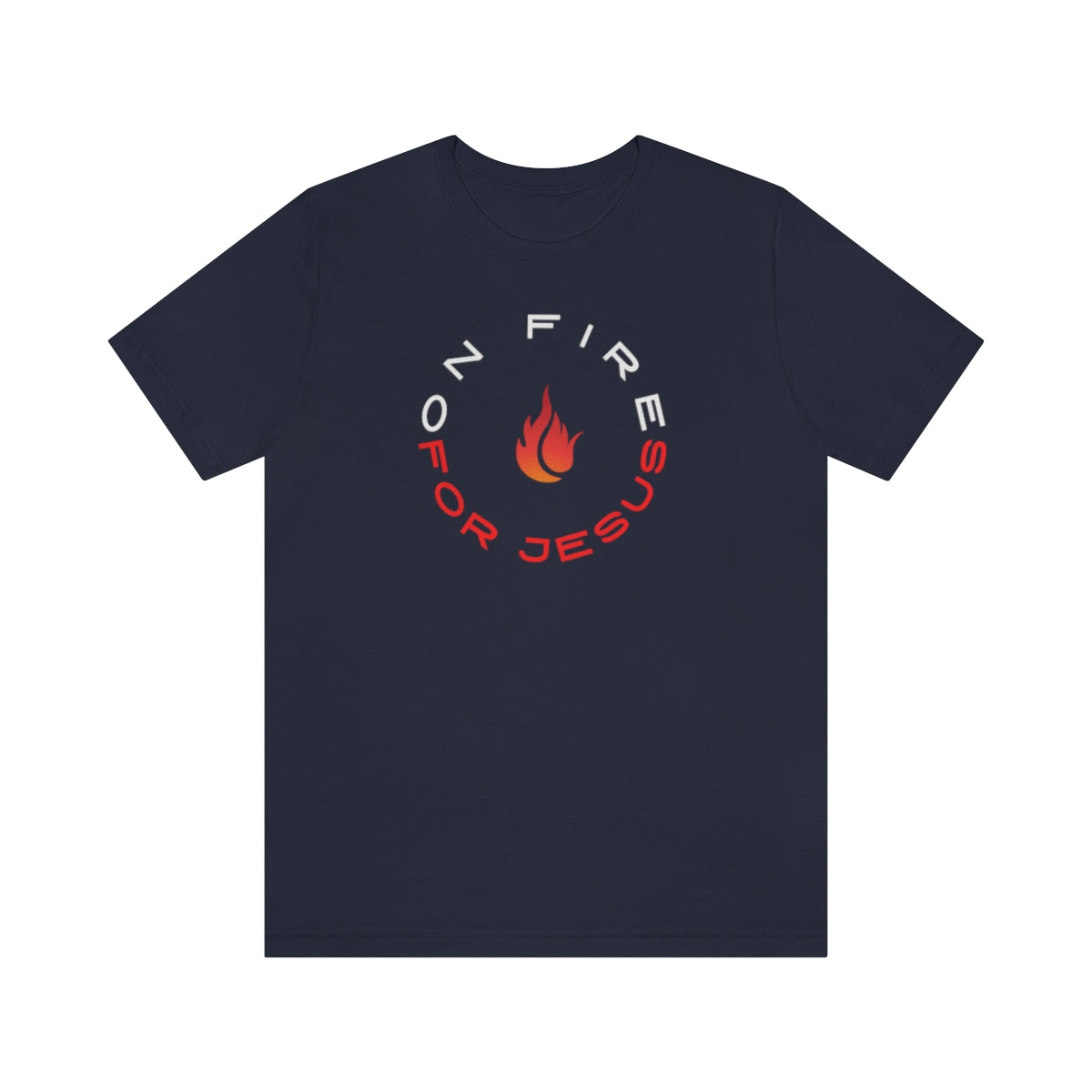 On Fire For Jesus Mens T-Shirt