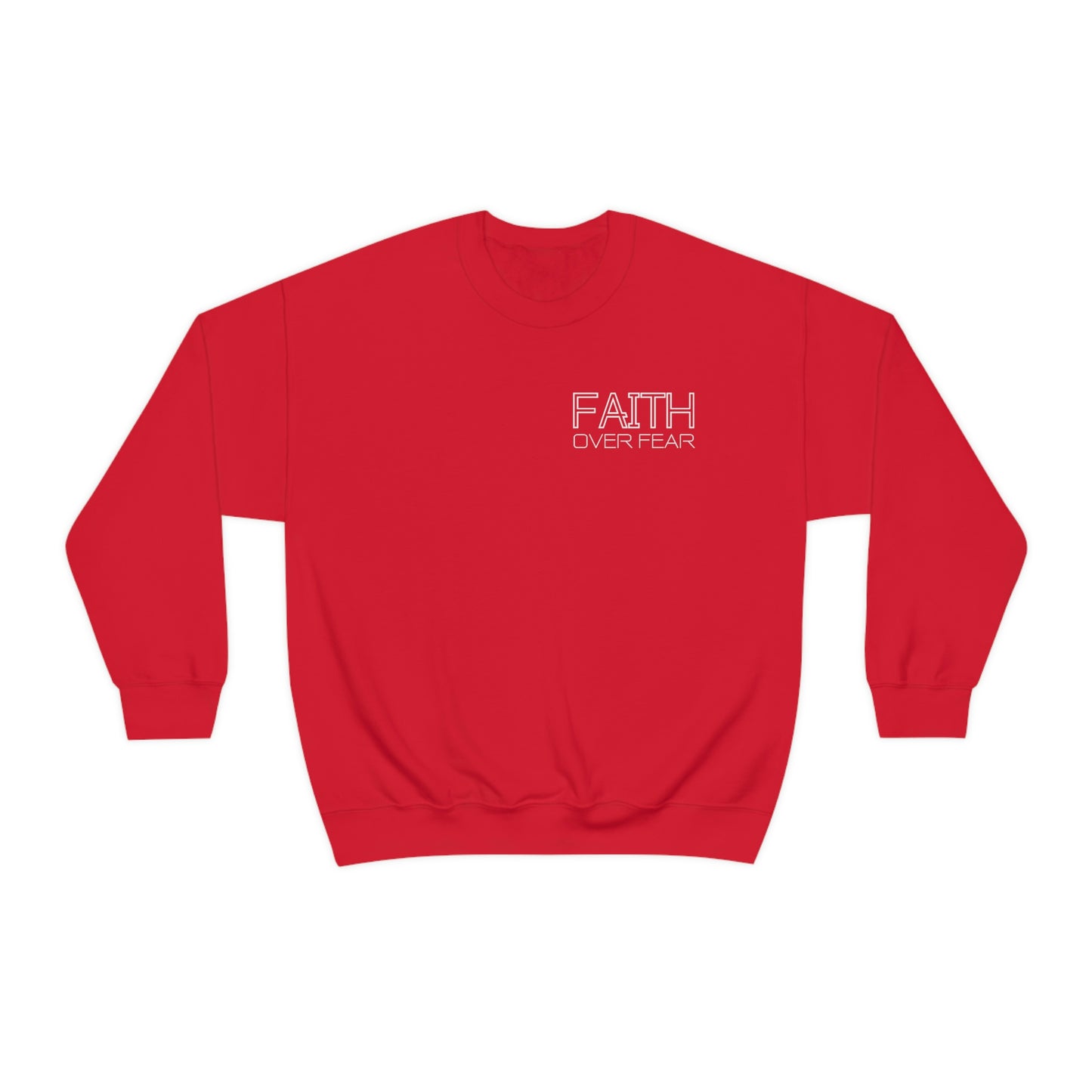 Faith Over Fear Womens Sweatshirt