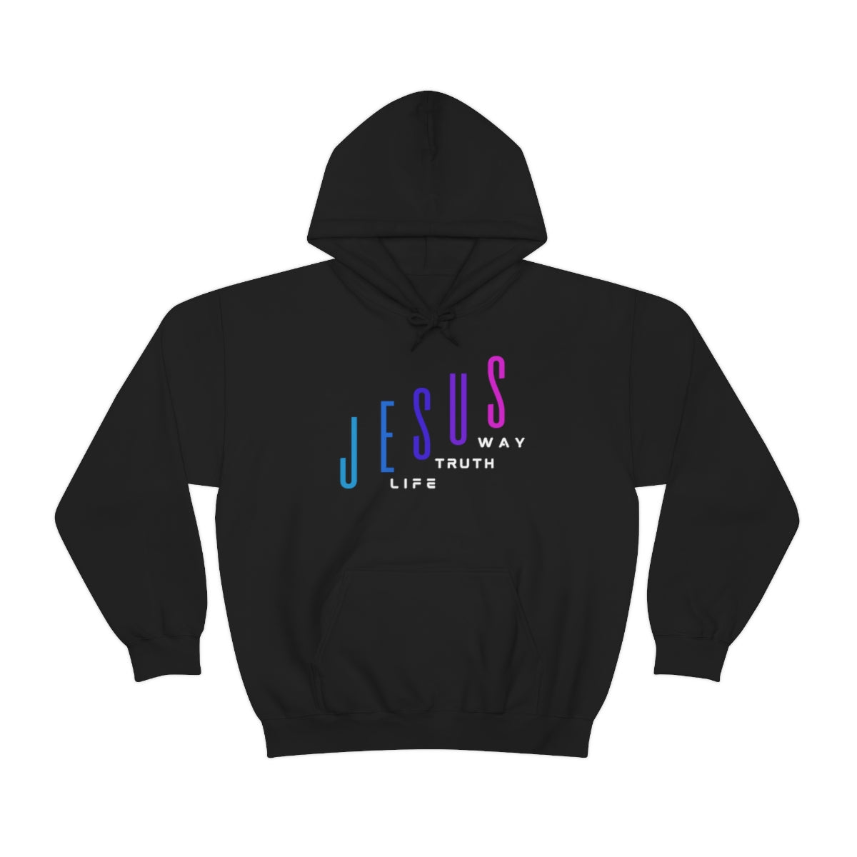 Jesus Way Truth Life Womens Hoodie