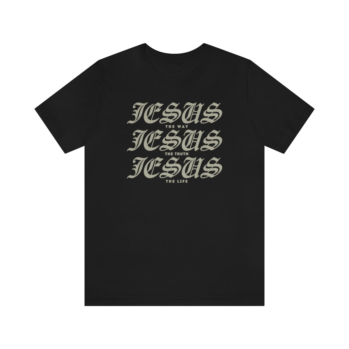 Jesus Way Truth Life Mens T-Shirt