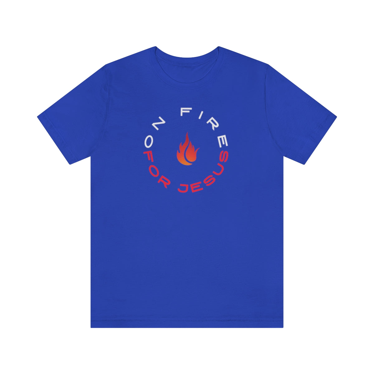 On Fire For Jesus Mens T-Shirt