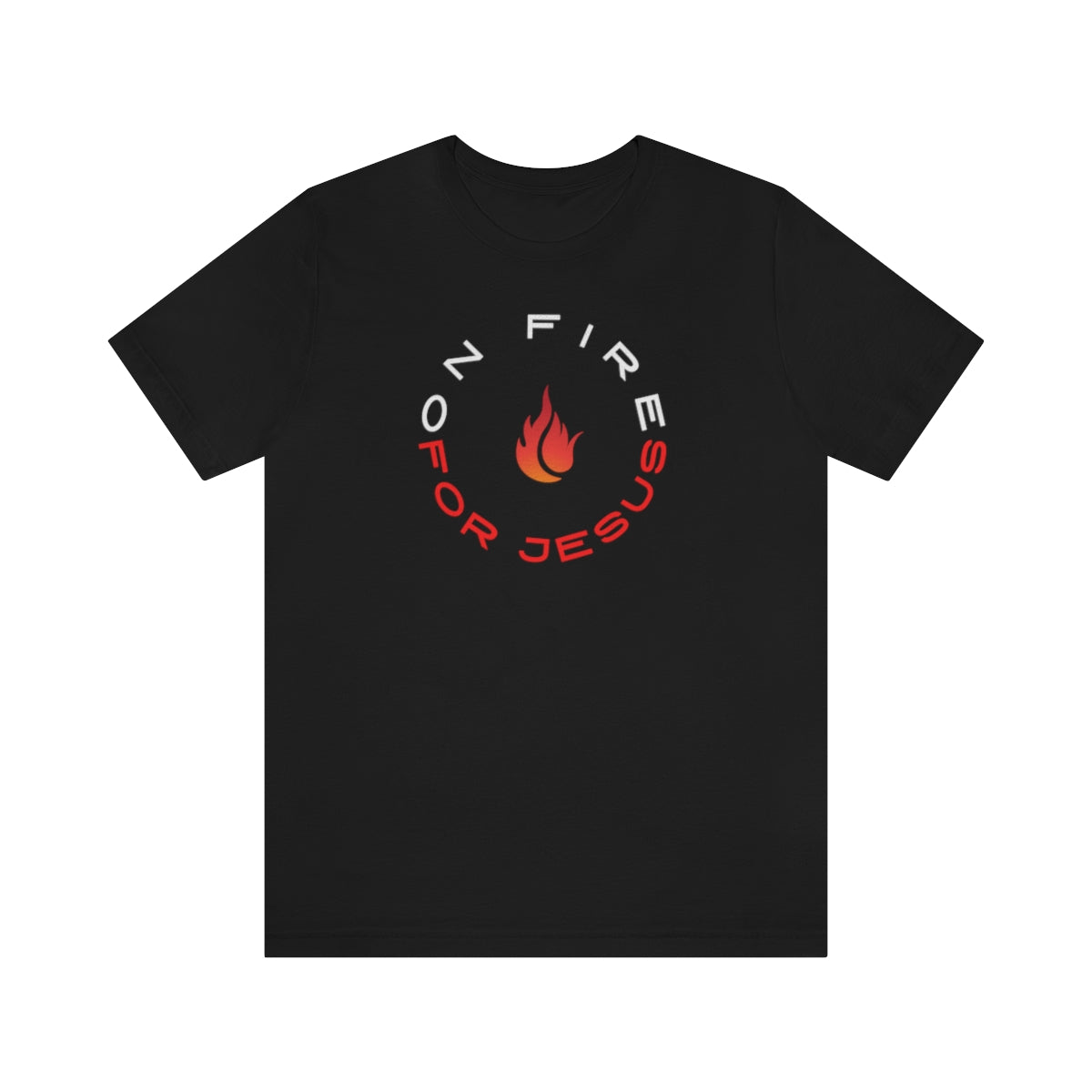 On Fire For Jesus Mens T-Shirt