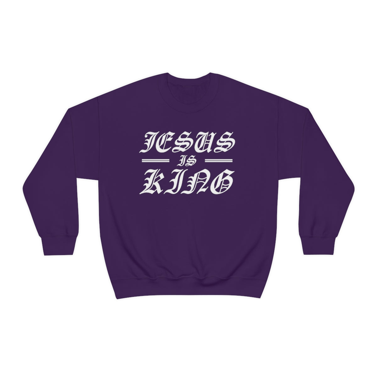 Jesus is King Mens Sweatshirt