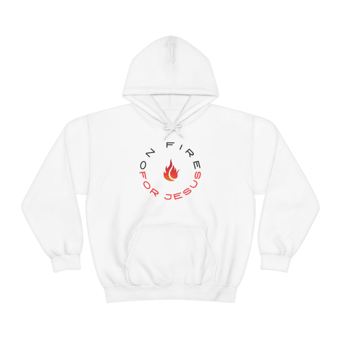 On Fire For Jesus Womens Hoodie