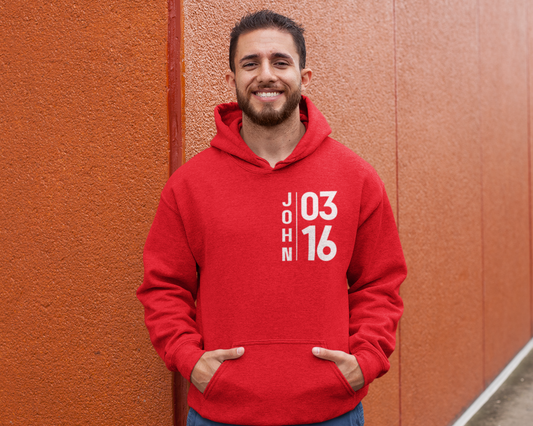 John 3:16 Mens Hoodie