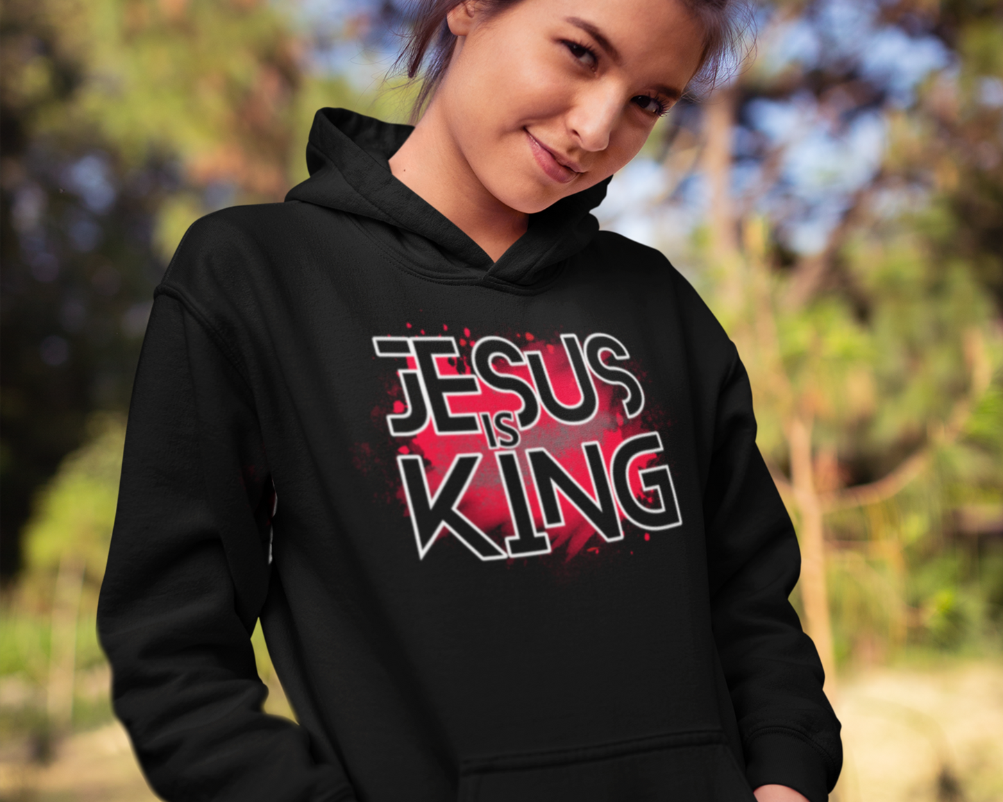 Jesus Is King Womens Hoodie