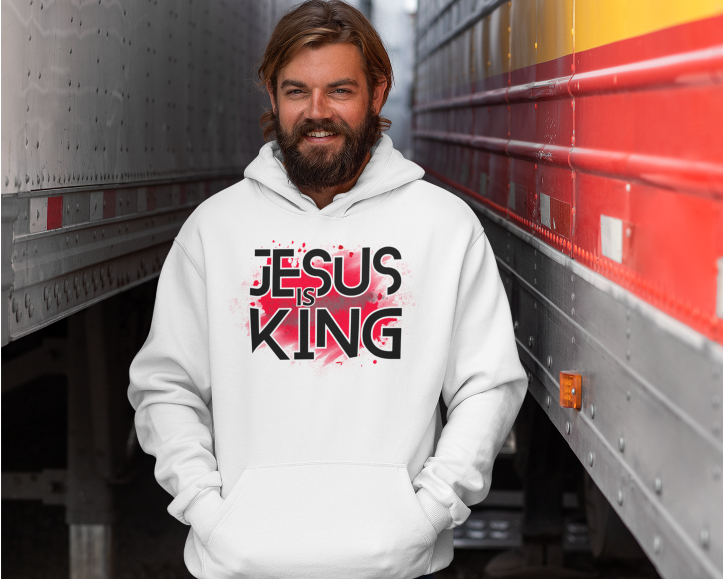 Jesus Is King Mens Hoodie