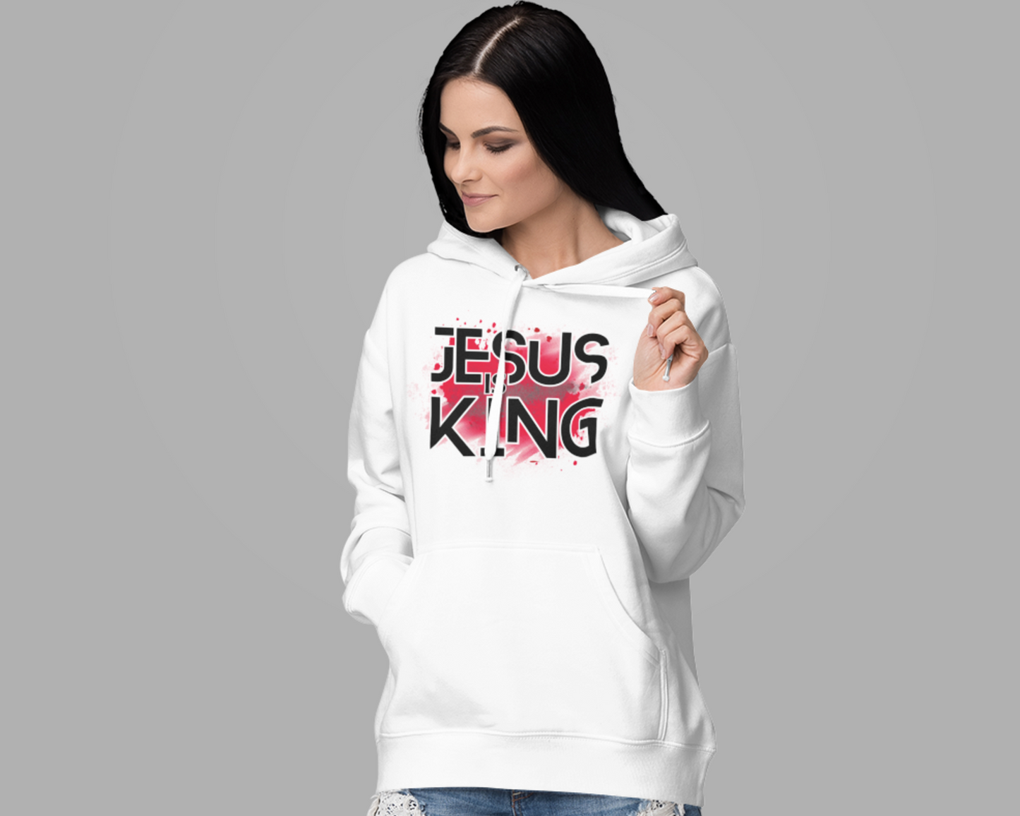 Jesus Is King Womens Hoodie