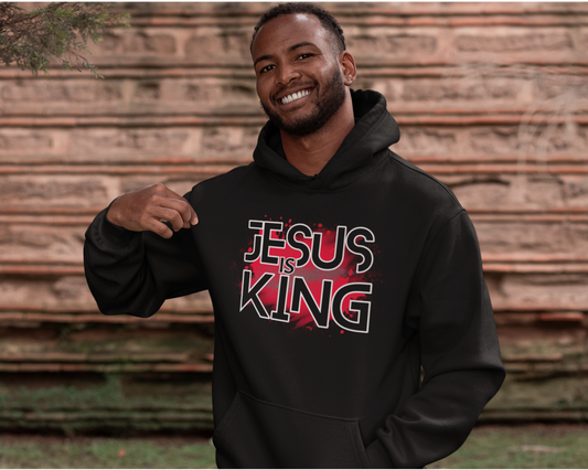 Jesus Is King Mens Hoodie