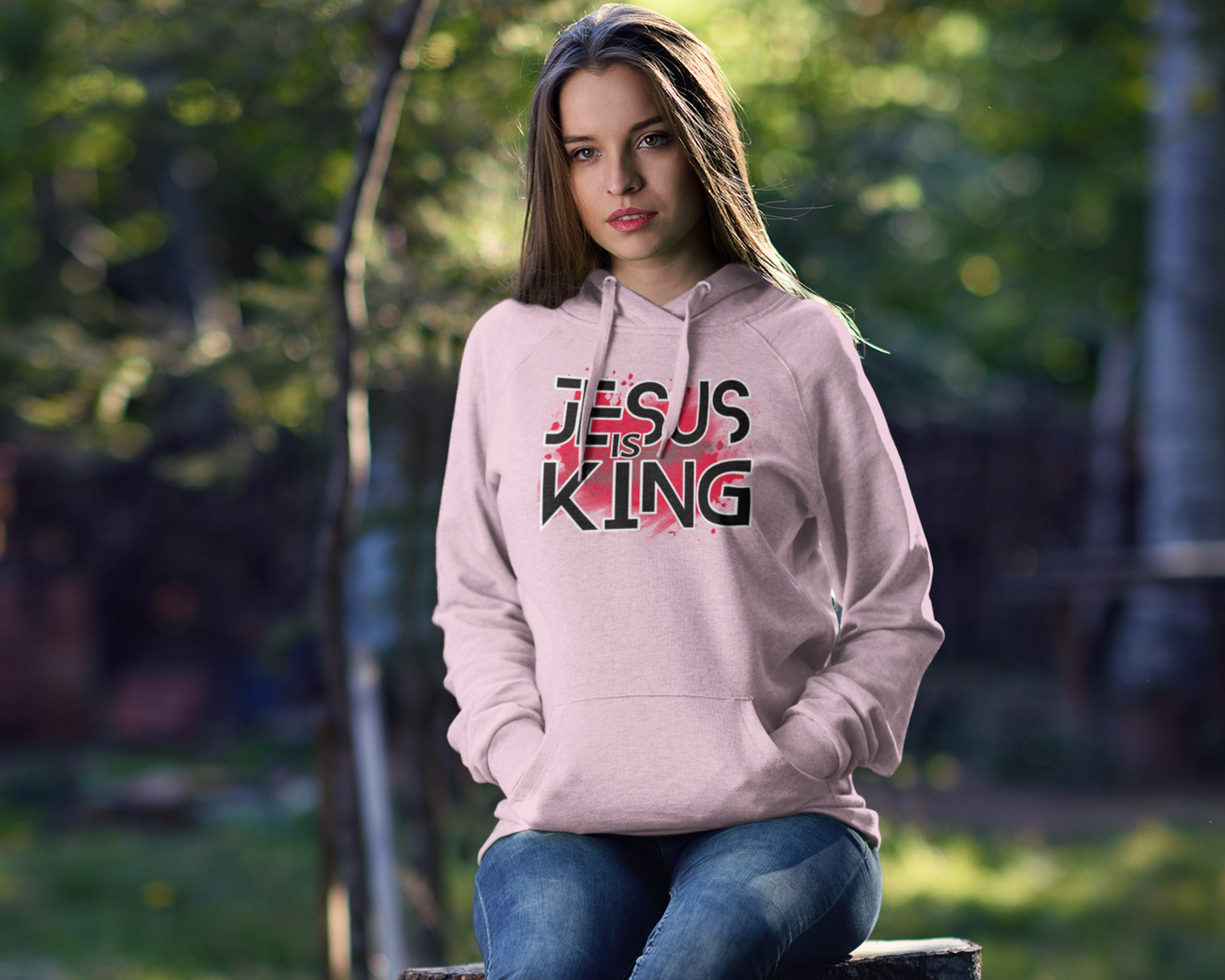 Jesus Is King Womens Hoodie