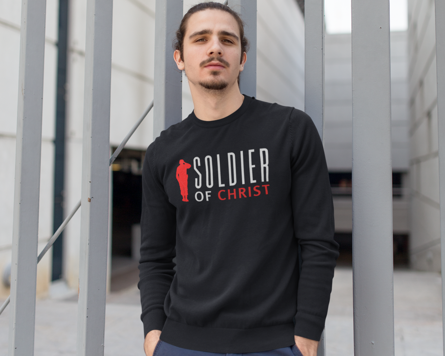 Soldier Of Christ Mens Sweatshirt