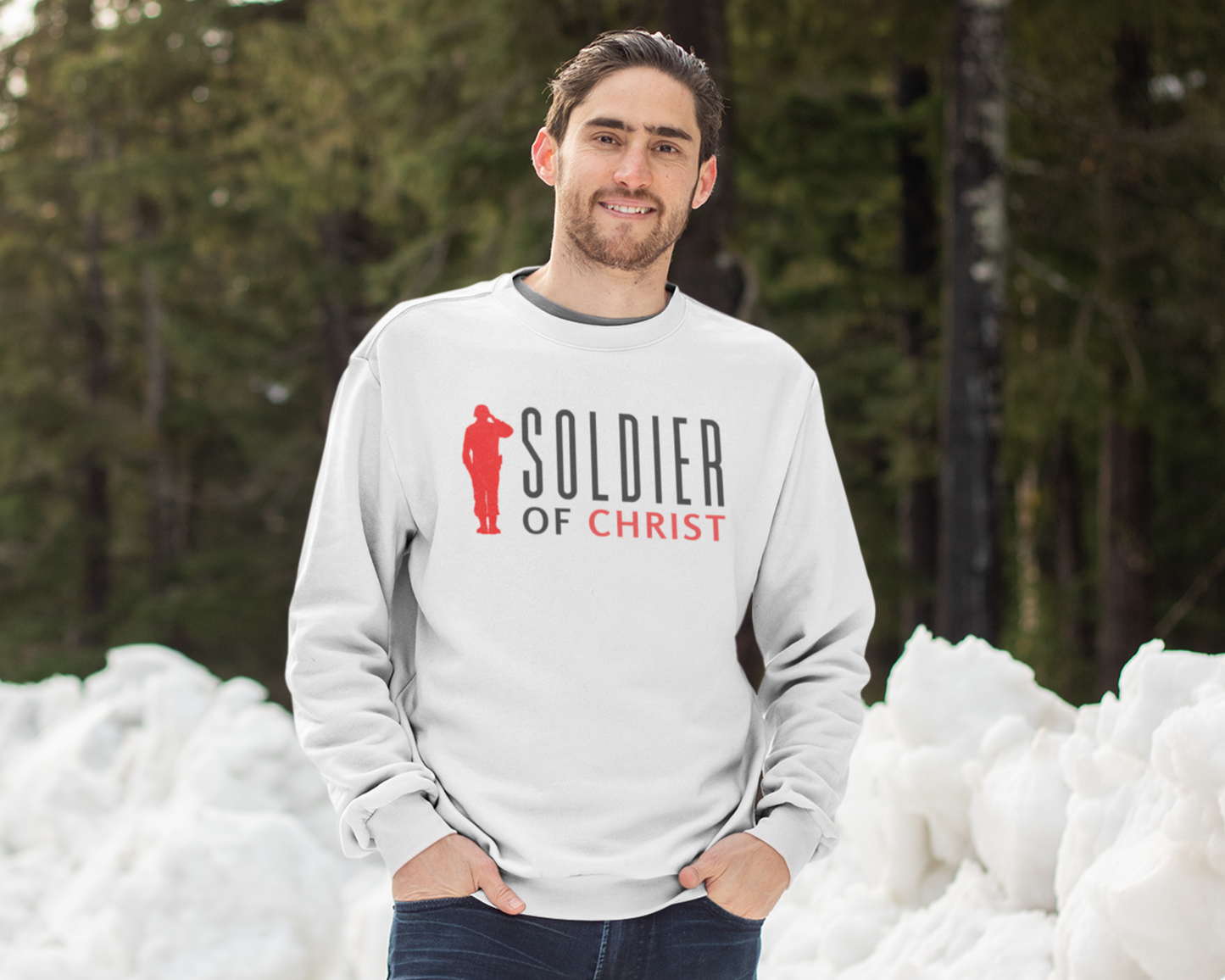 Soldier Of Christ Mens Sweatshirt