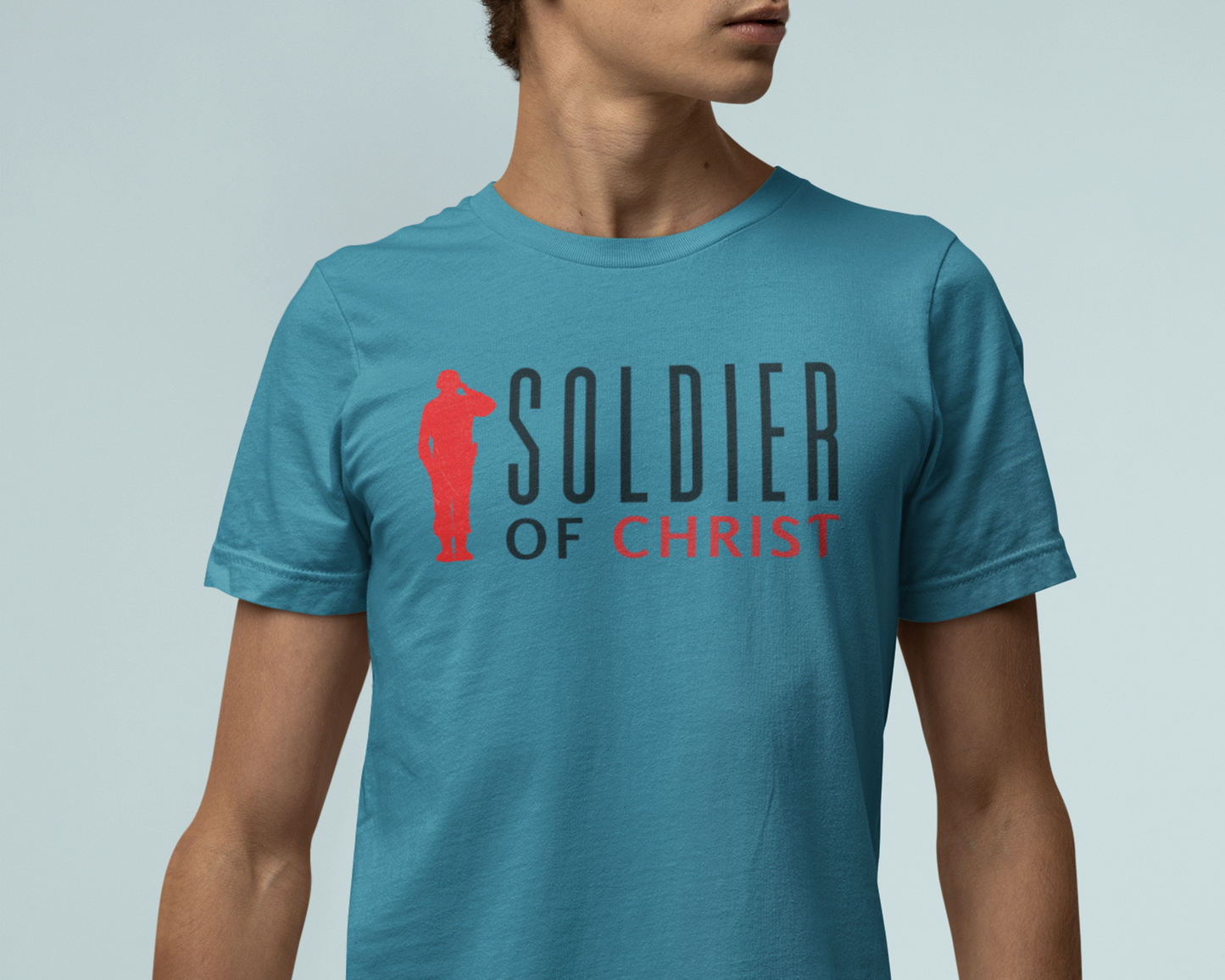 Soldier Of Christ Mens T-Shirt