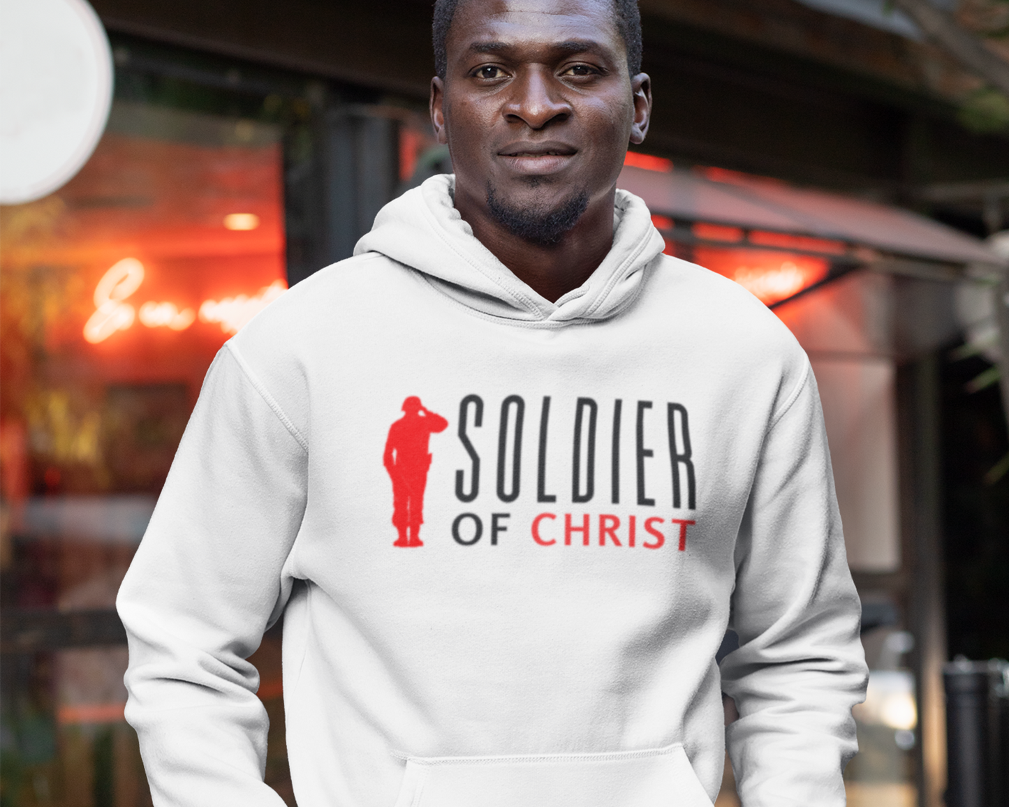 Soldier Of Christ Mens Hoodie
