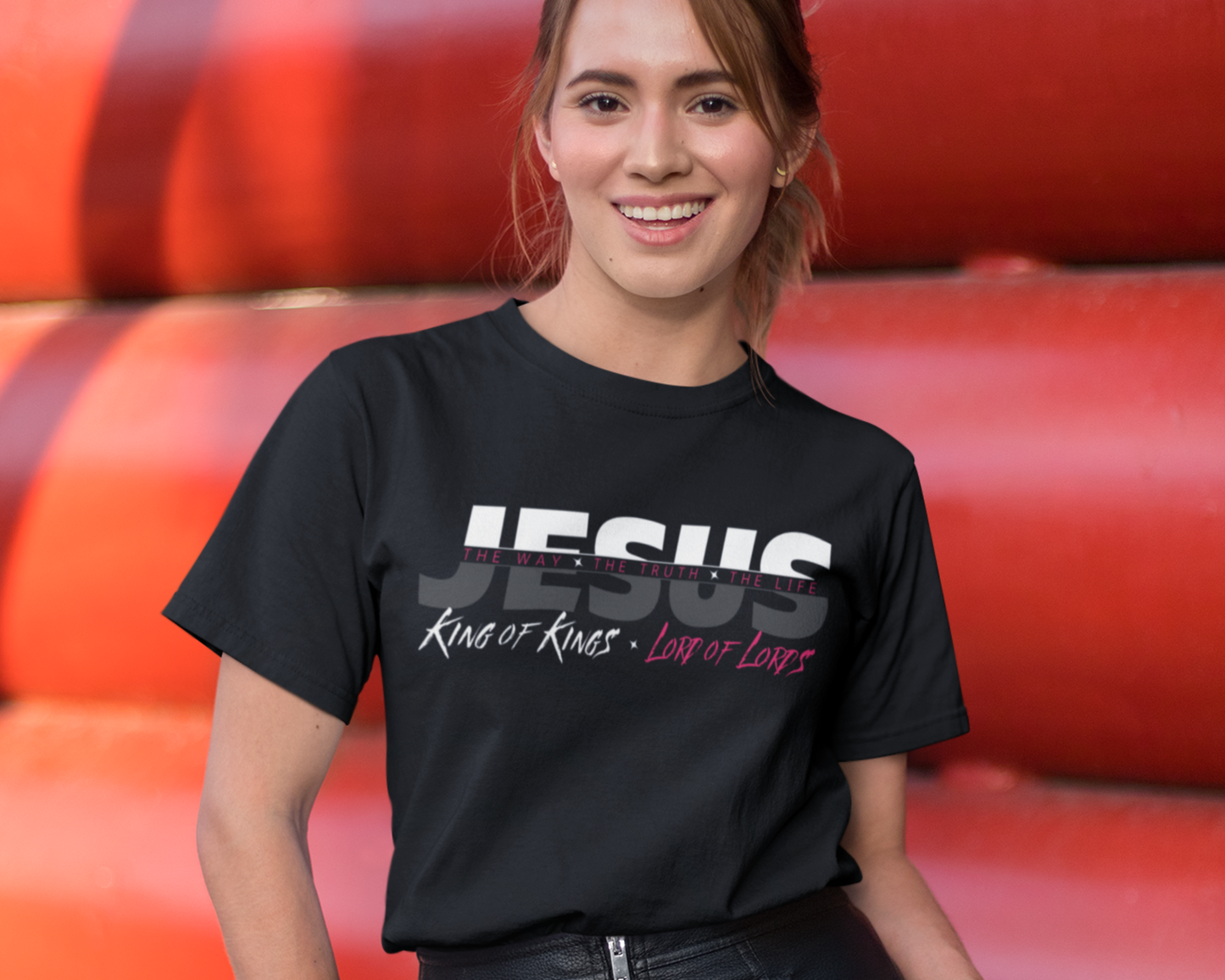 Jesus Way Truth Life Woman's T-Shirt