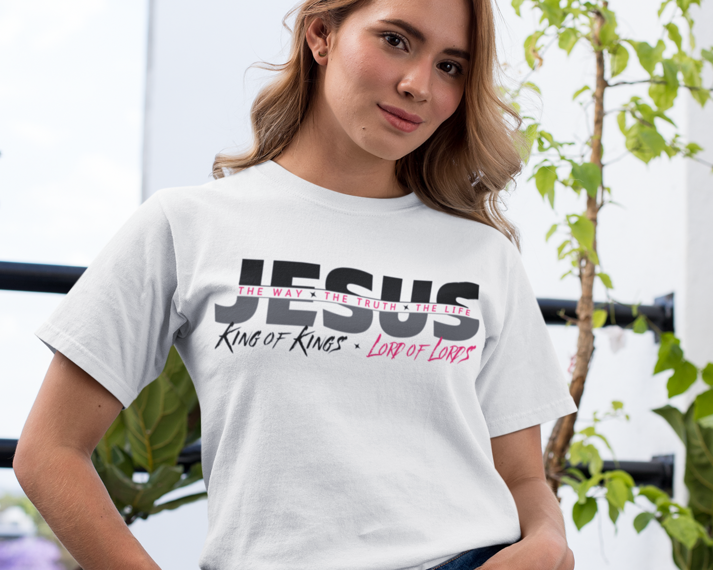 Jesus Way Truth Life Woman's T-Shirt