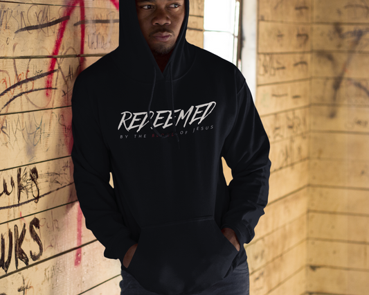 Redeemed By The Blood Of Jesus Mens Hoodie