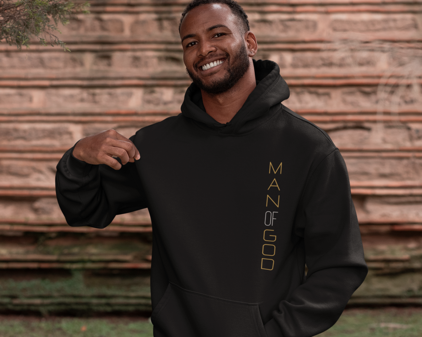 Man of God Mens Hoodie