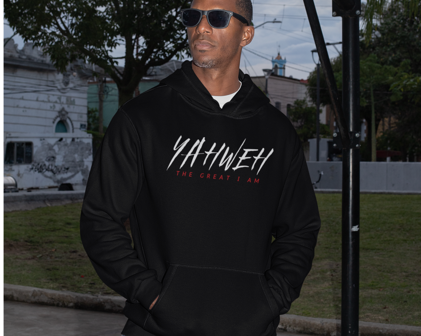 Yahweh The Great I am Men's Hoodie